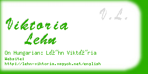 viktoria lehn business card